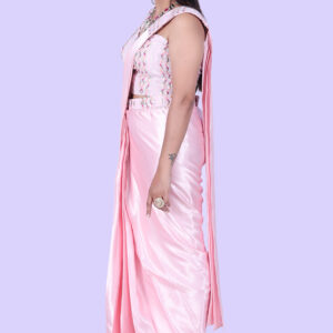 Pink Saree